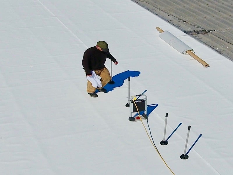 Decatur Plastics Flat Roof Installation Indiana